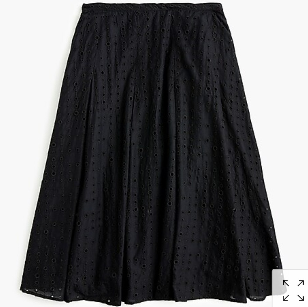 J.crew all over eyelet midi